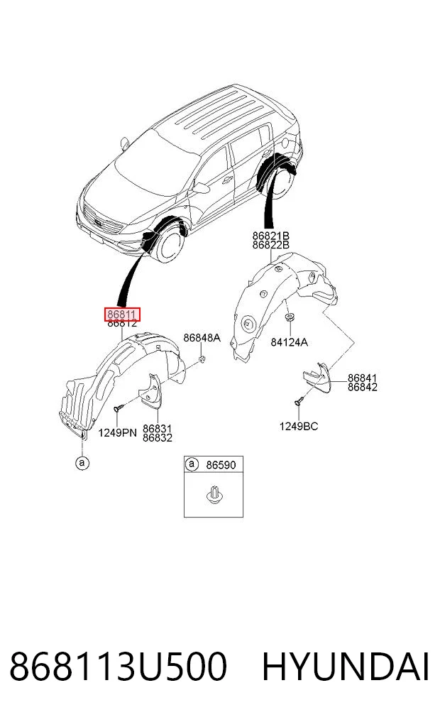 868113U500 Hyundai/Kia