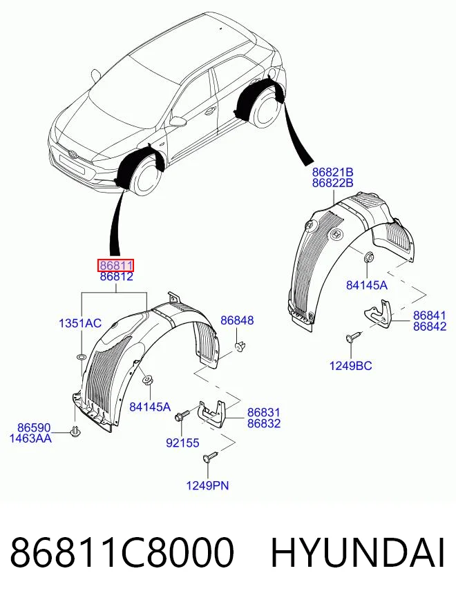86811C8000 Hyundai/Kia
