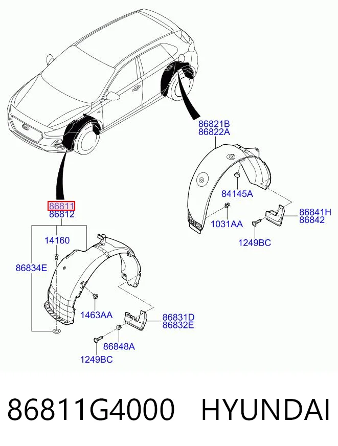 86811G4000 Hyundai/Kia