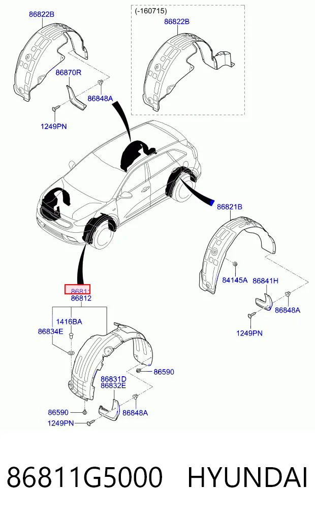 86811G5000 Hyundai/Kia