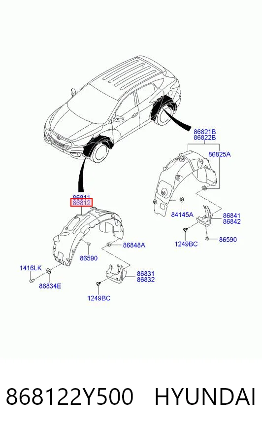 868122Y500 Hyundai/Kia