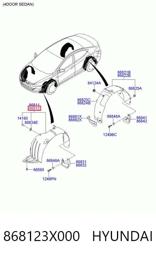 868123X000 Hyundai/Kia