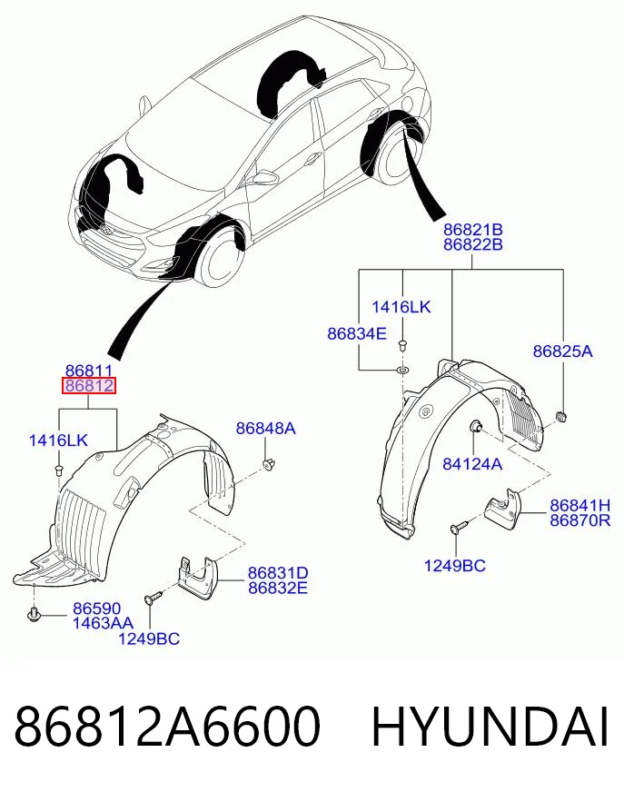 86812A6600 Hyundai/Kia