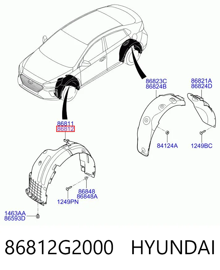 86812G2000 Hyundai/Kia