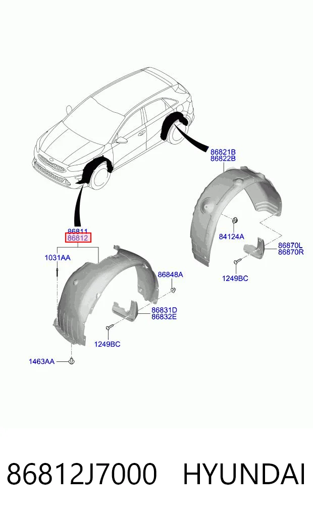 86812J7000 Hyundai/Kia