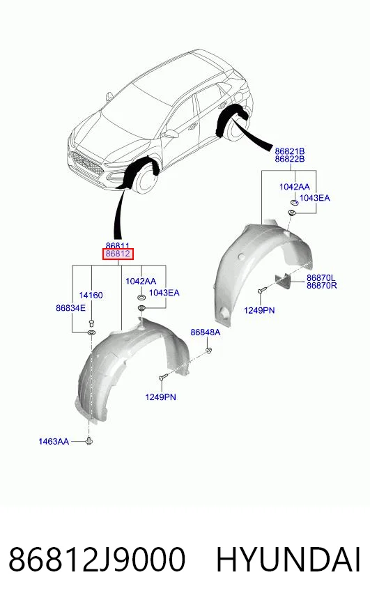 86812J9000 Hyundai/Kia