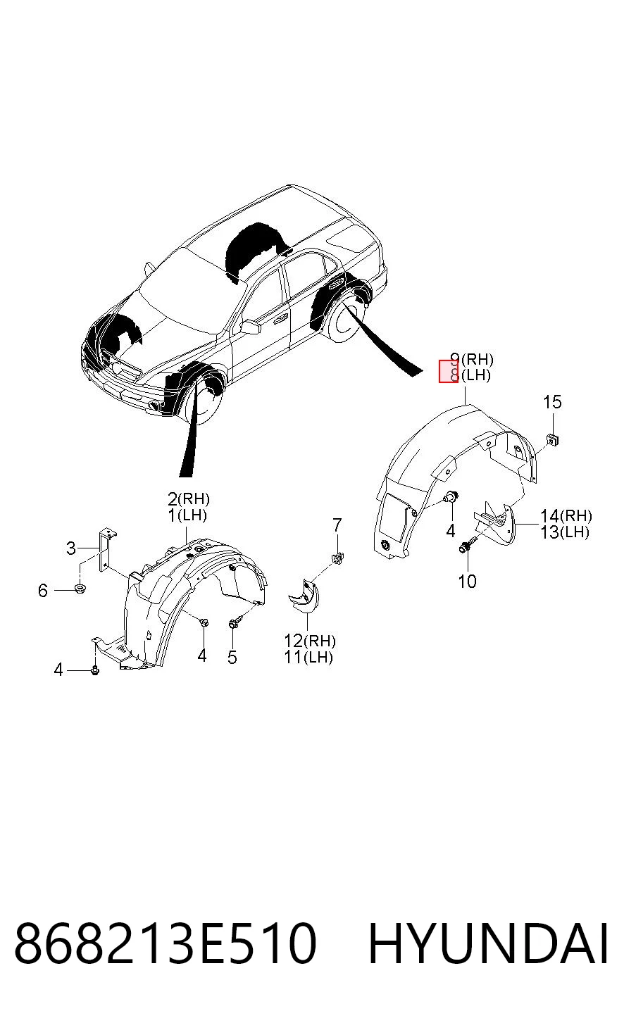 868213E510 Hyundai/Kia