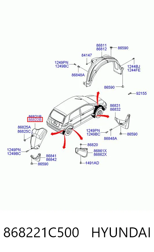 868221C500 Hyundai/Kia