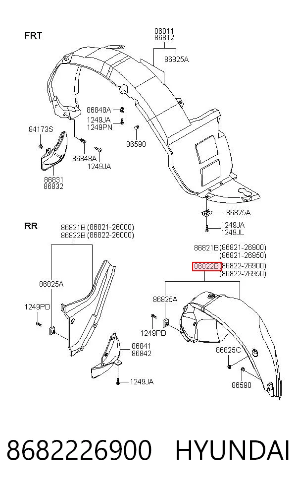 8682226900 Hyundai/Kia