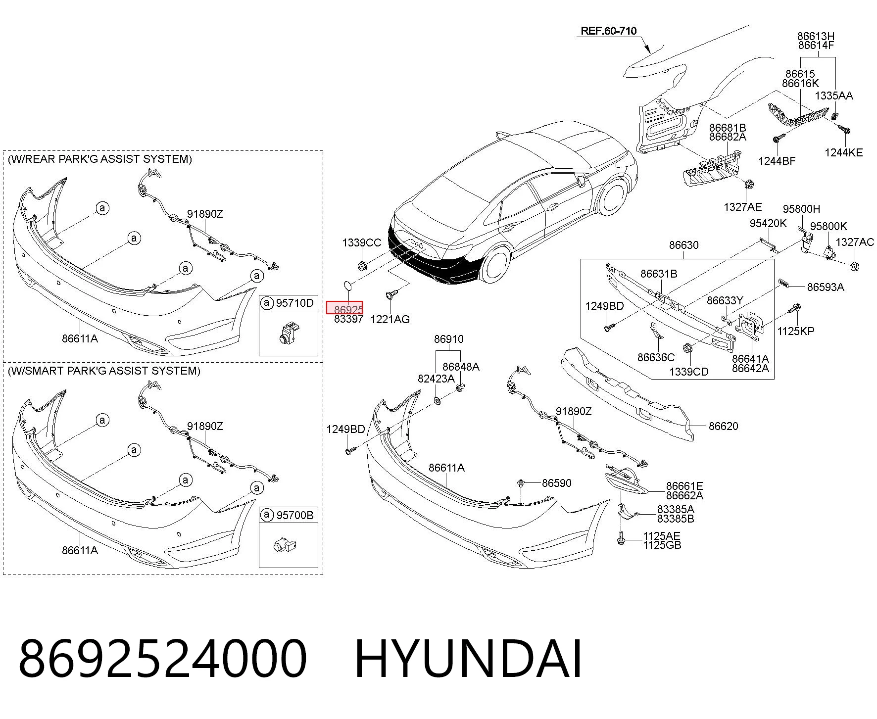8692524000 Hyundai/Kia 