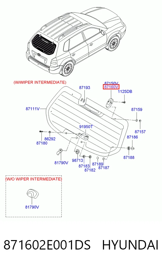 871602E001DS Hyundai/Kia