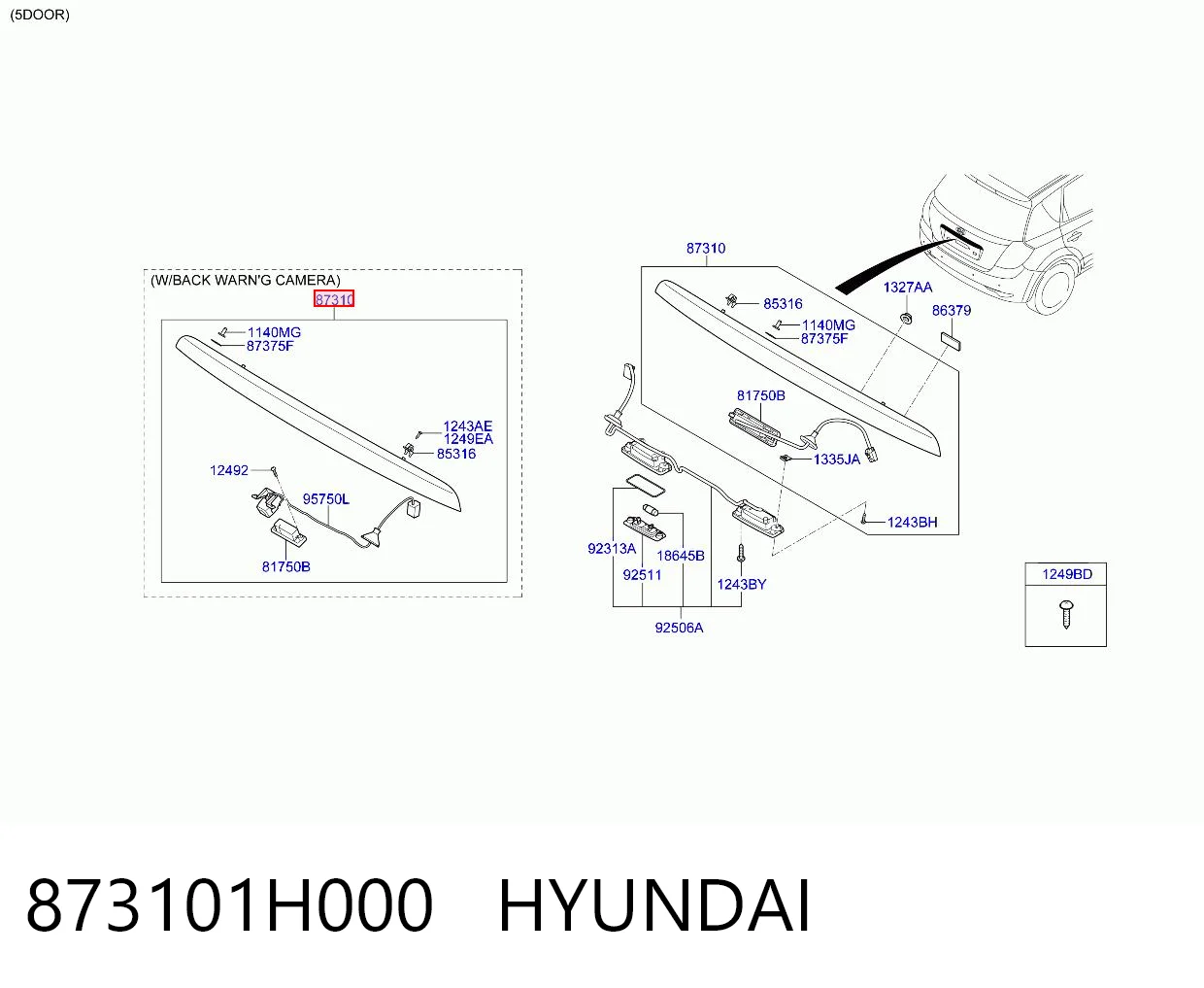 873101H000 Hyundai/Kia