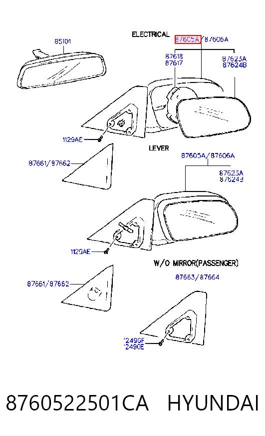 8760522501CA Hyundai/Kia