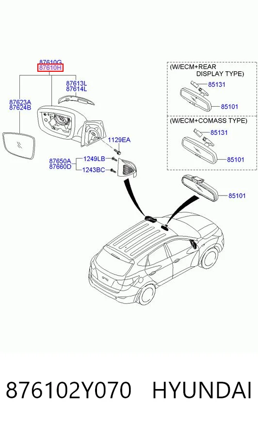 876102Y070 Hyundai/Kia