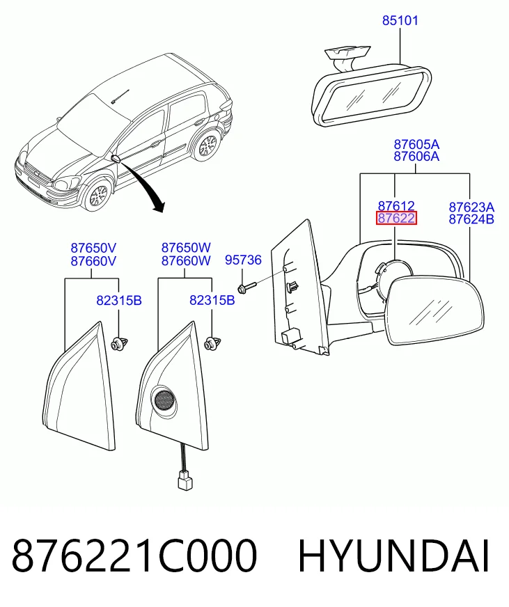 876221C000 Hyundai/Kia