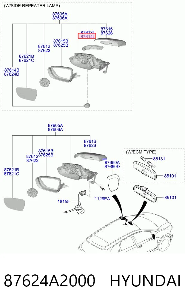 87624A2000 Hyundai/Kia