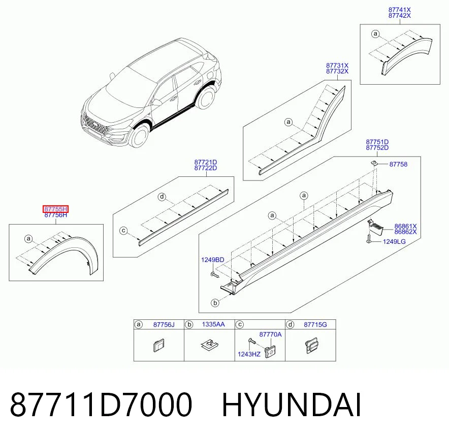 87711D7000 Hyundai/Kia