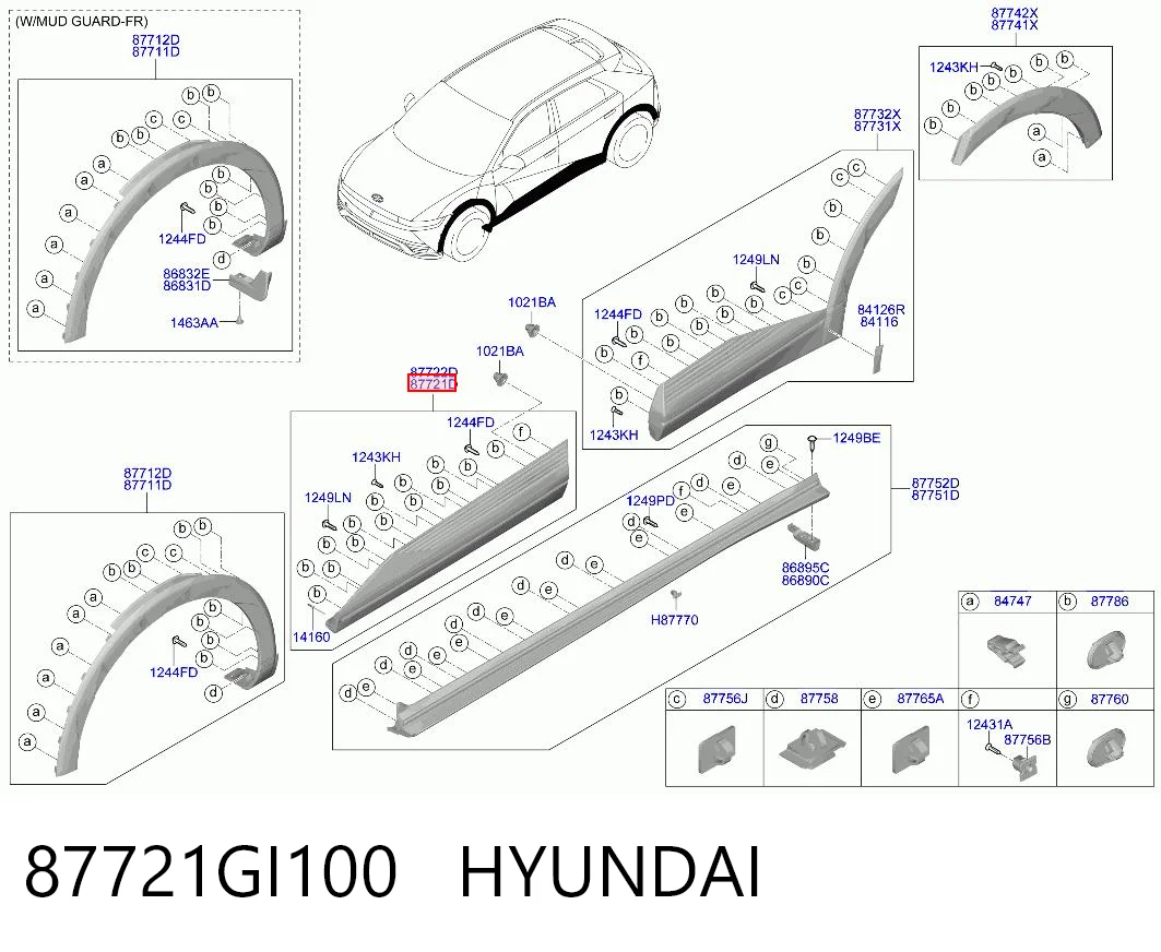 87721GI100 Hyundai/Kia