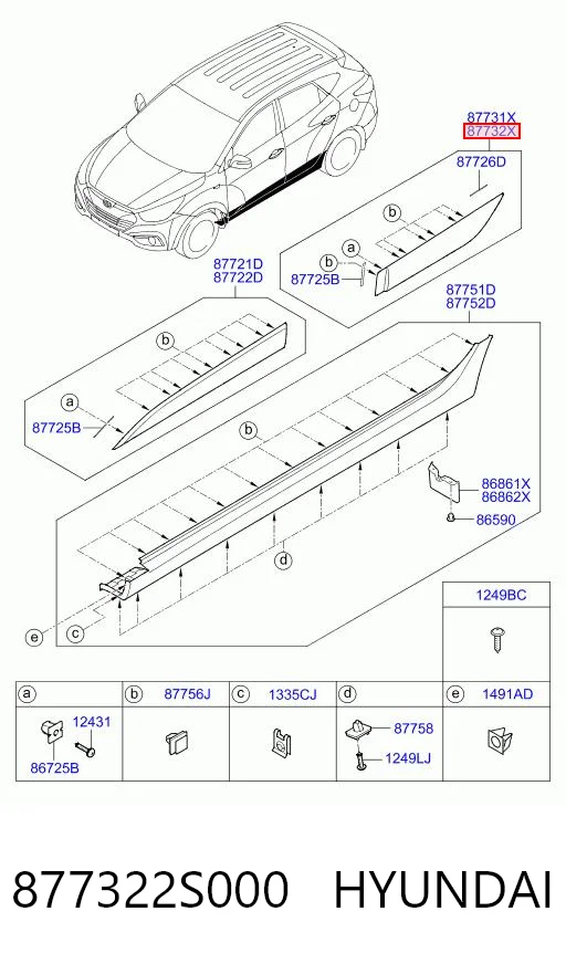 877322S000 Hyundai/Kia