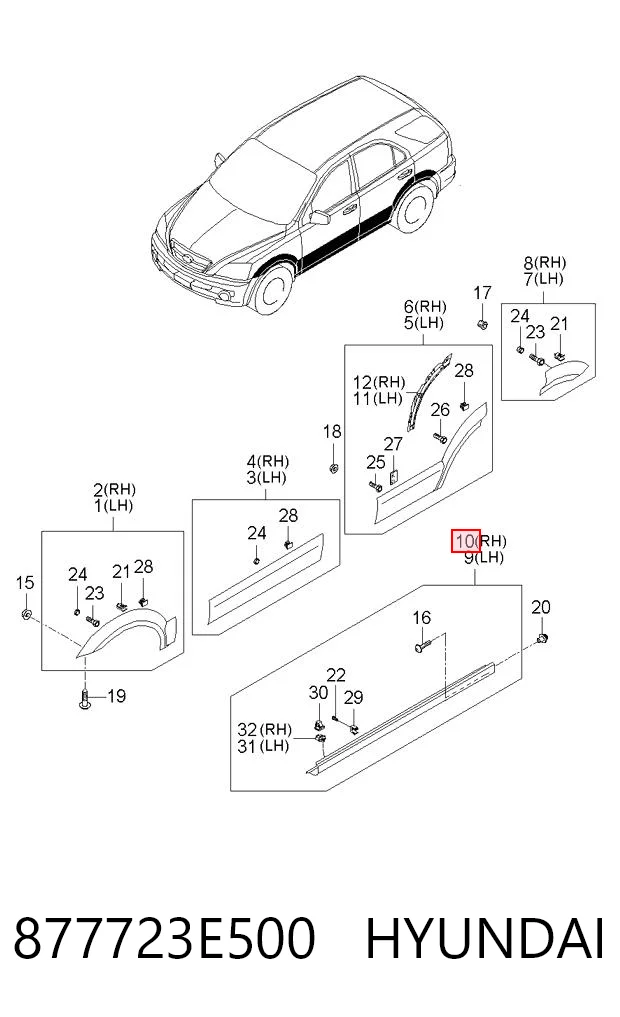 877723E500 Hyundai/Kia