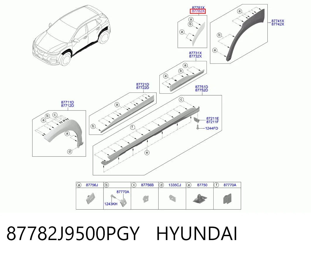 87782J9500PGY Hyundai/Kia