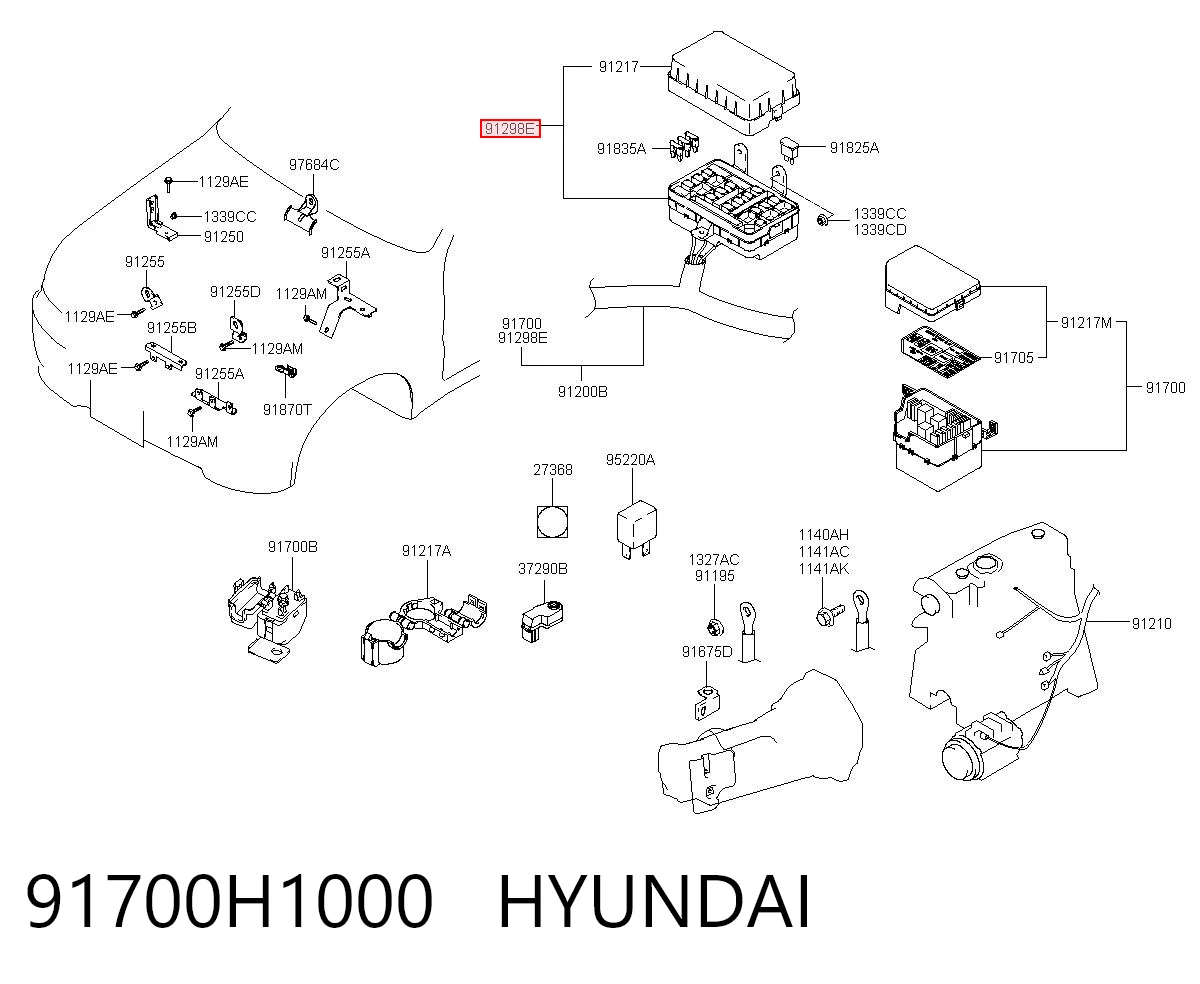 Unidade de dispositivos de segurança Hyundai Terracan  HP ao melhor preço