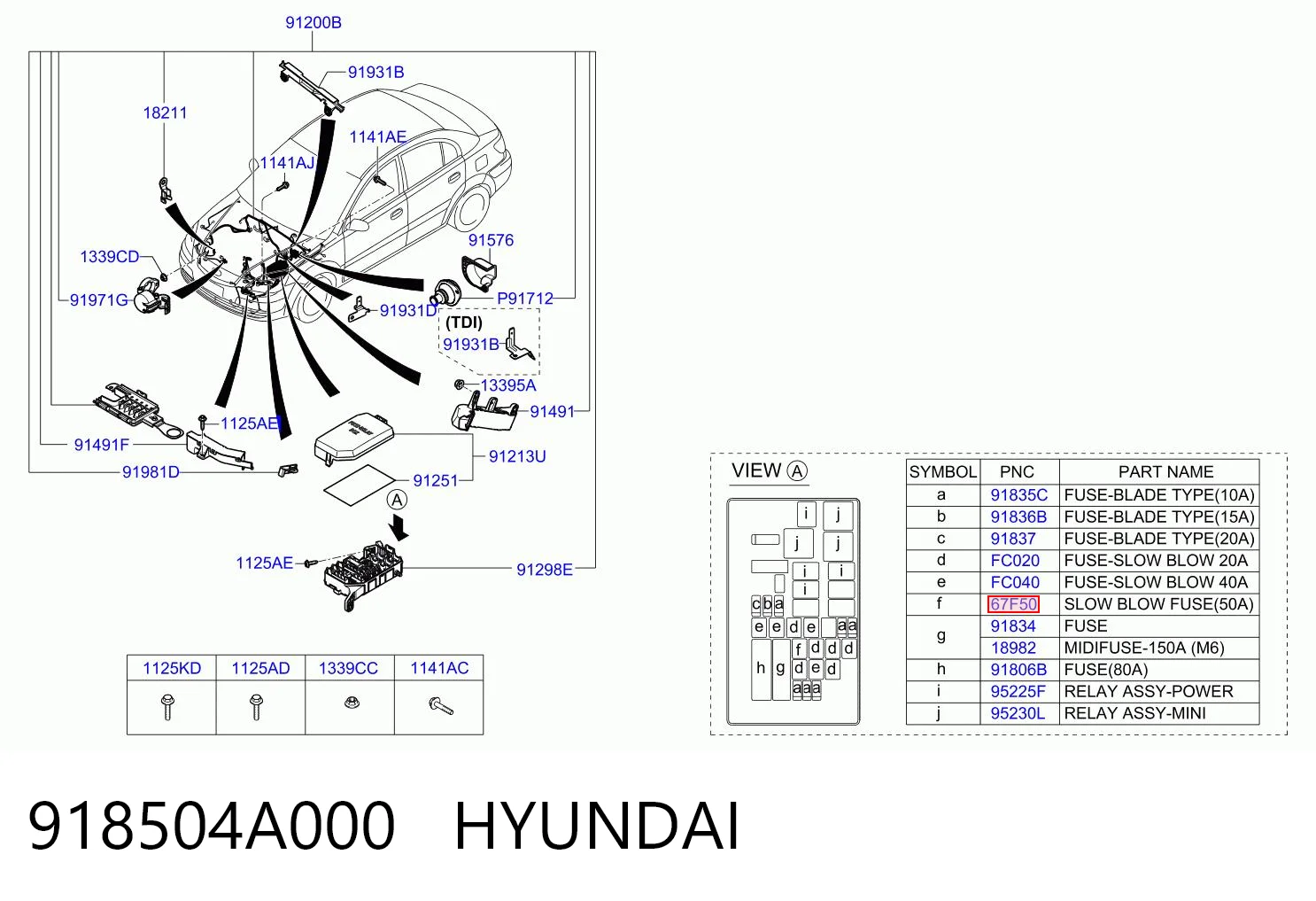 918504A000 Hyundai/Kia