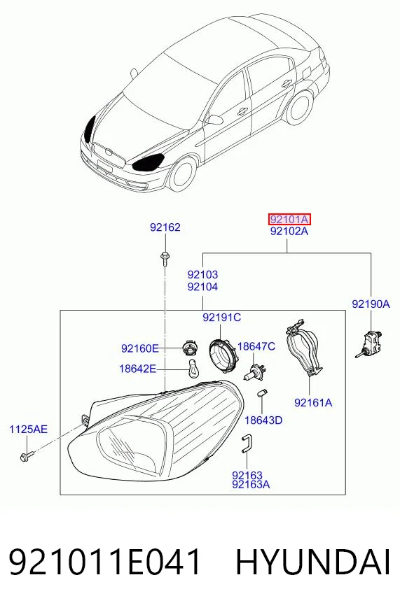 921011E041 Hyundai/Kia