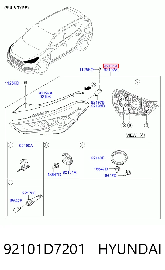 92101D7201 Hyundai/Kia