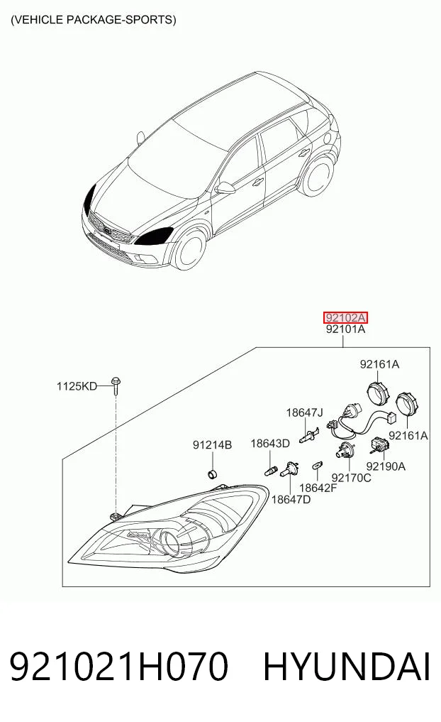 921021H070 Hyundai/Kia