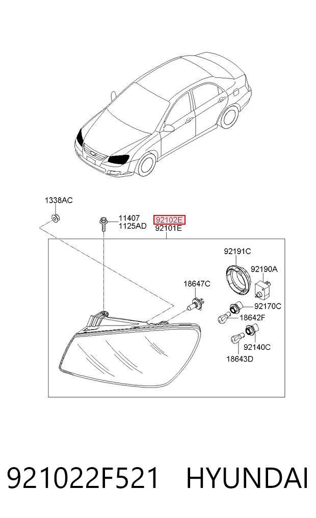 921022F521 Hyundai/Kia