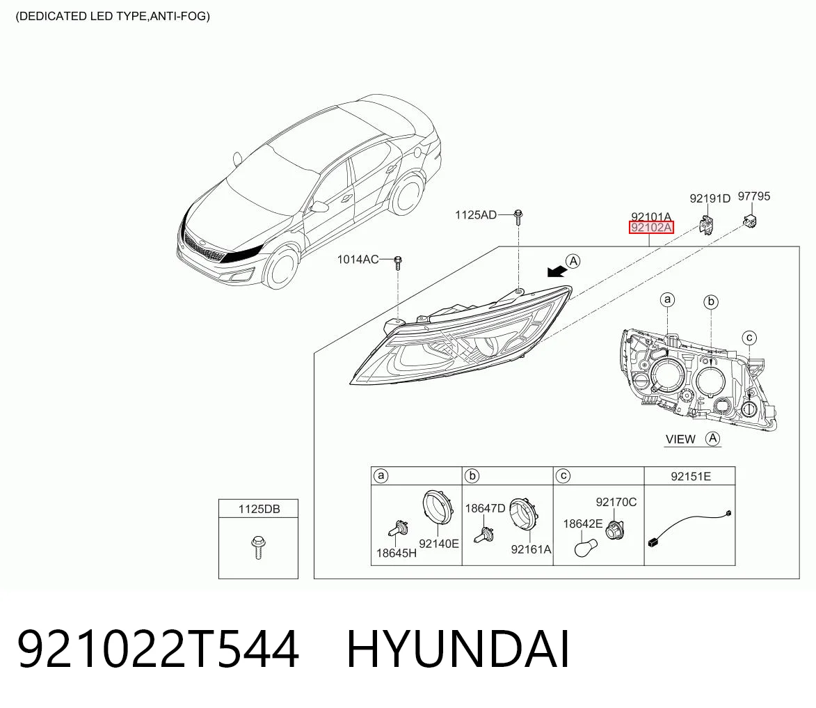 921022T544 Hyundai/Kia
