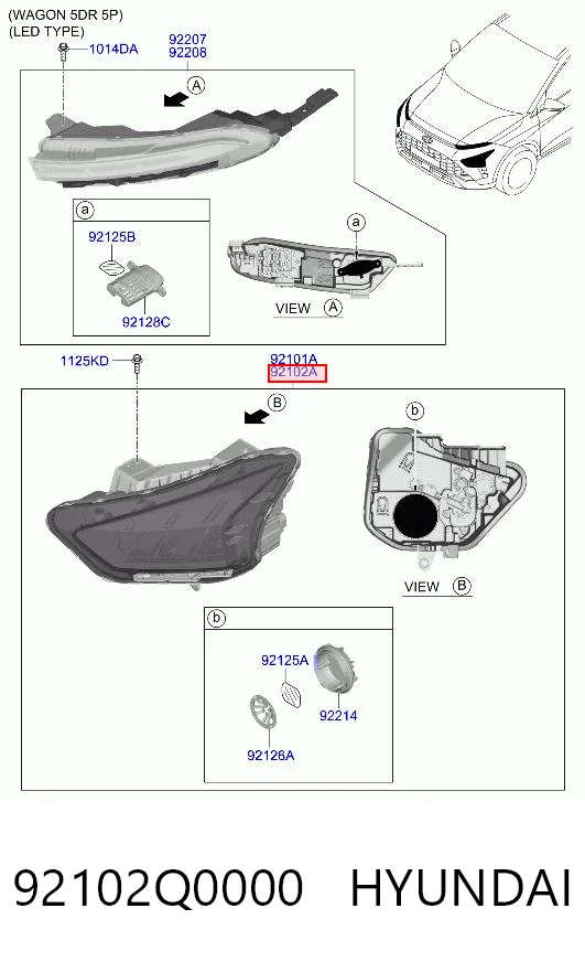 92102Q0000 Hyundai/Kia