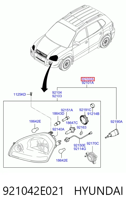 921042E021 Hyundai/Kia