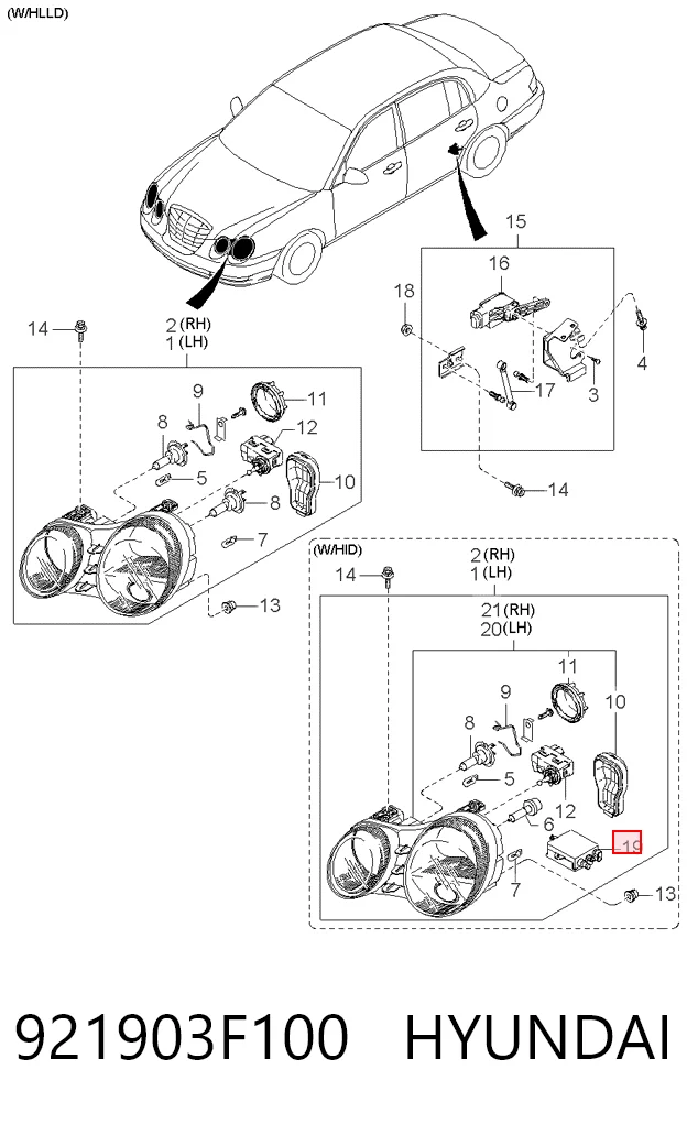 921903F100 Hyundai/Kia