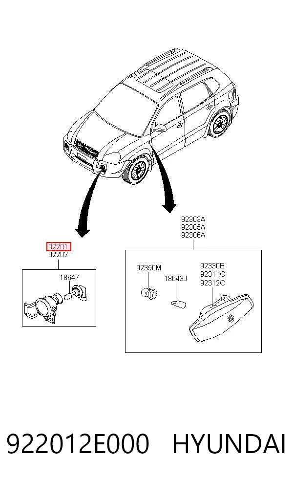 922012E000 Hyundai/Kia
