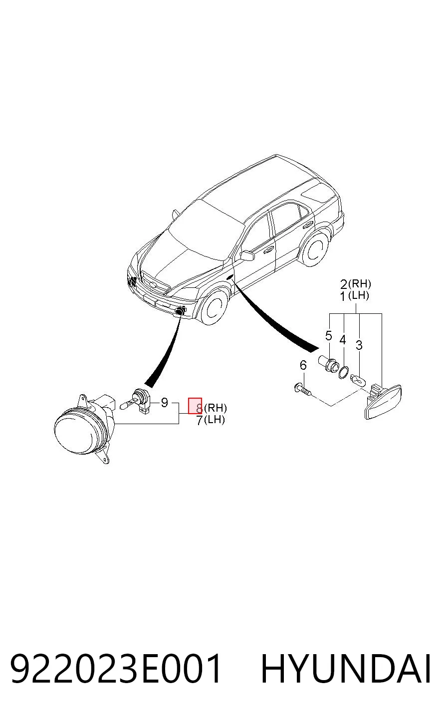 922023E001 Hyundai/Kia