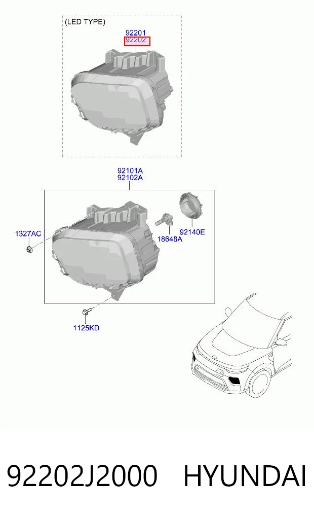 92202J2000 Hyundai/Kia