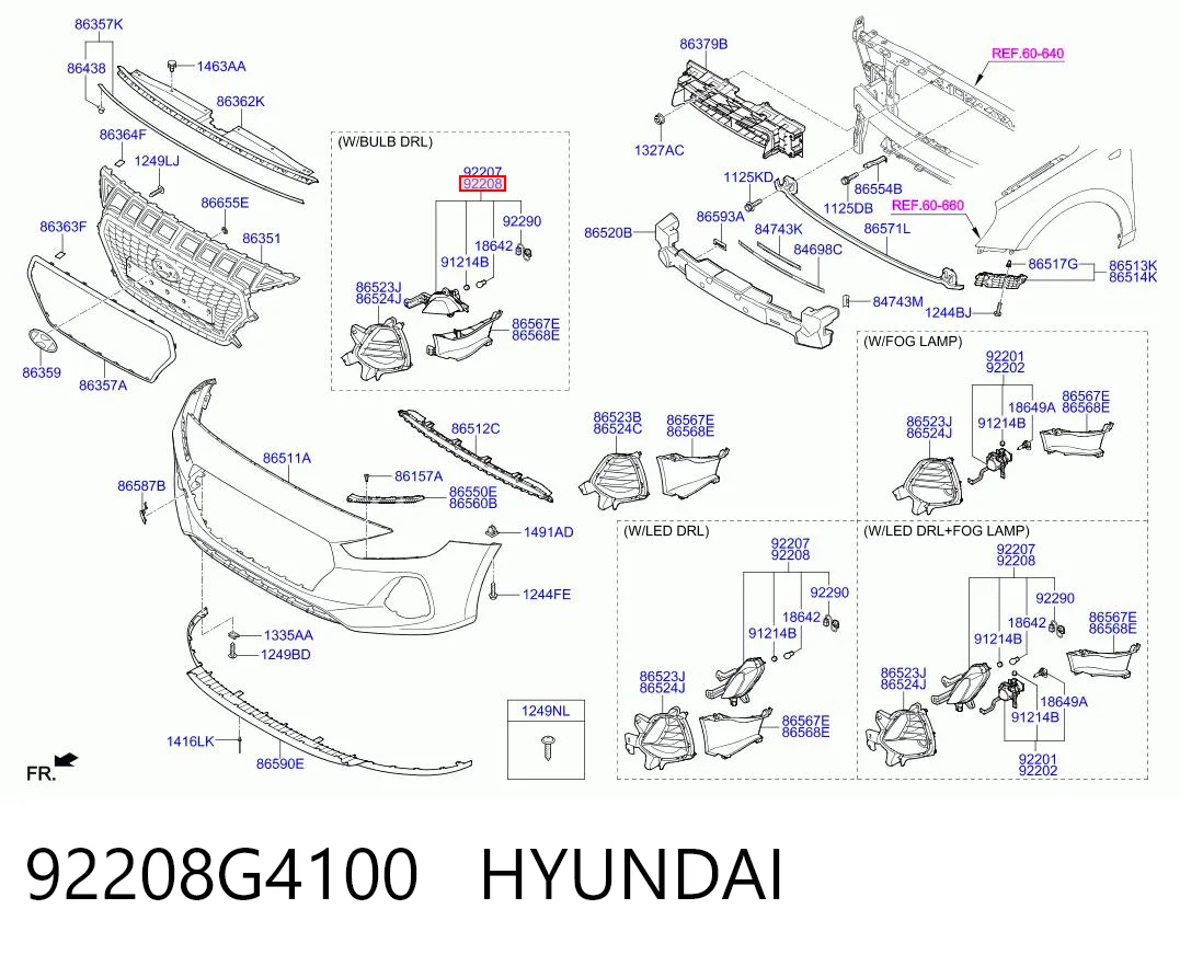 92208G4100 Hyundai/Kia