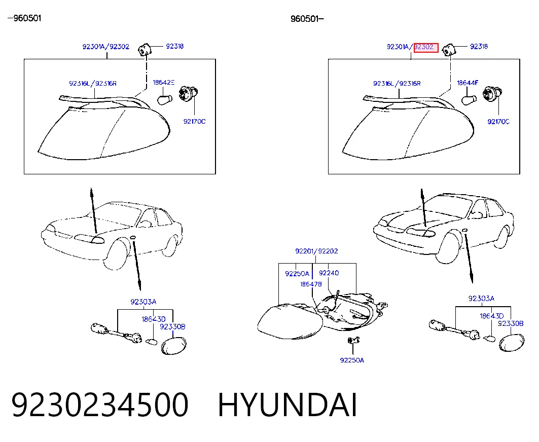 9230234500 Hyundai/Kia