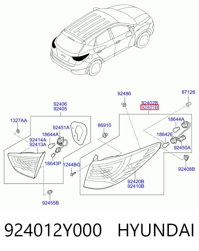 924012Y000 Hyundai/Kia