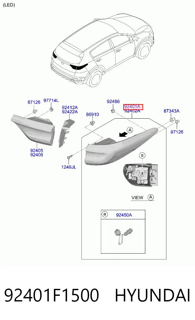 92401F1500 Hyundai/Kia