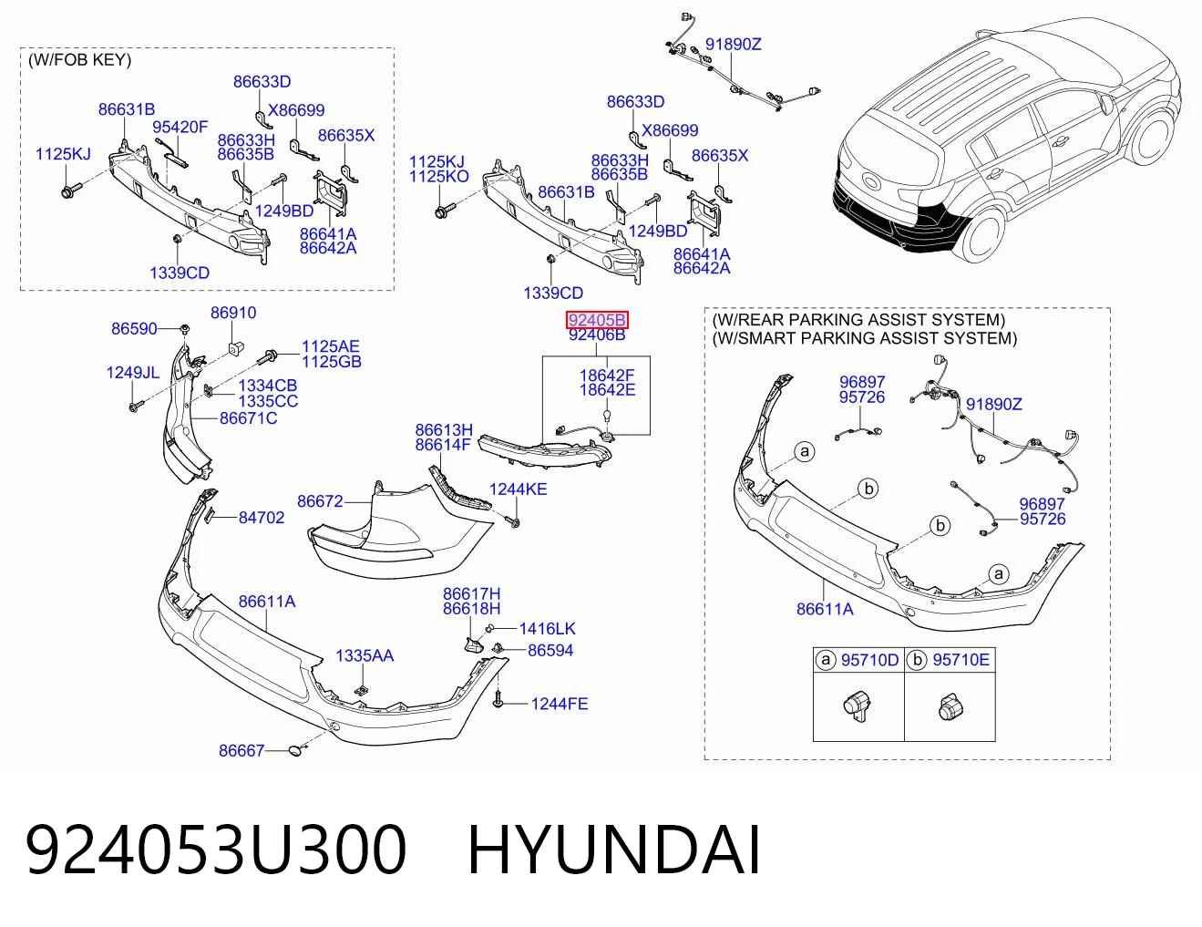 924053U300 Hyundai/Kia