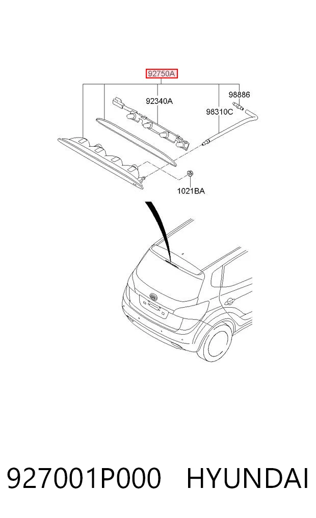 927001P000 Hyundai/Kia