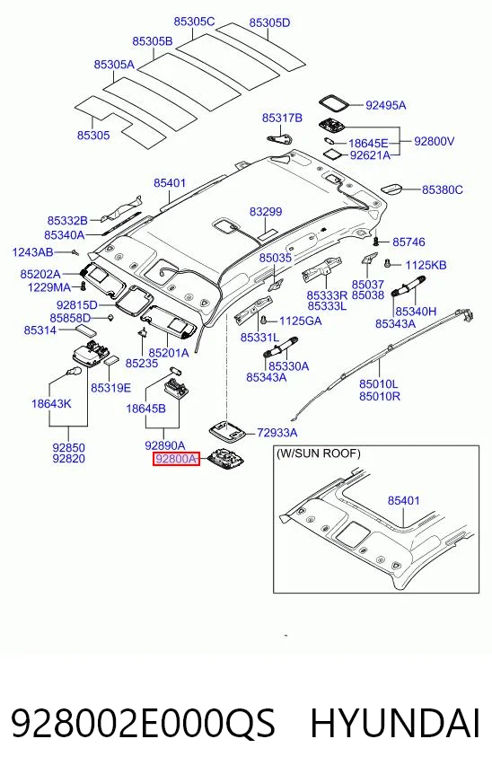 928002E000QS Hyundai/Kia 