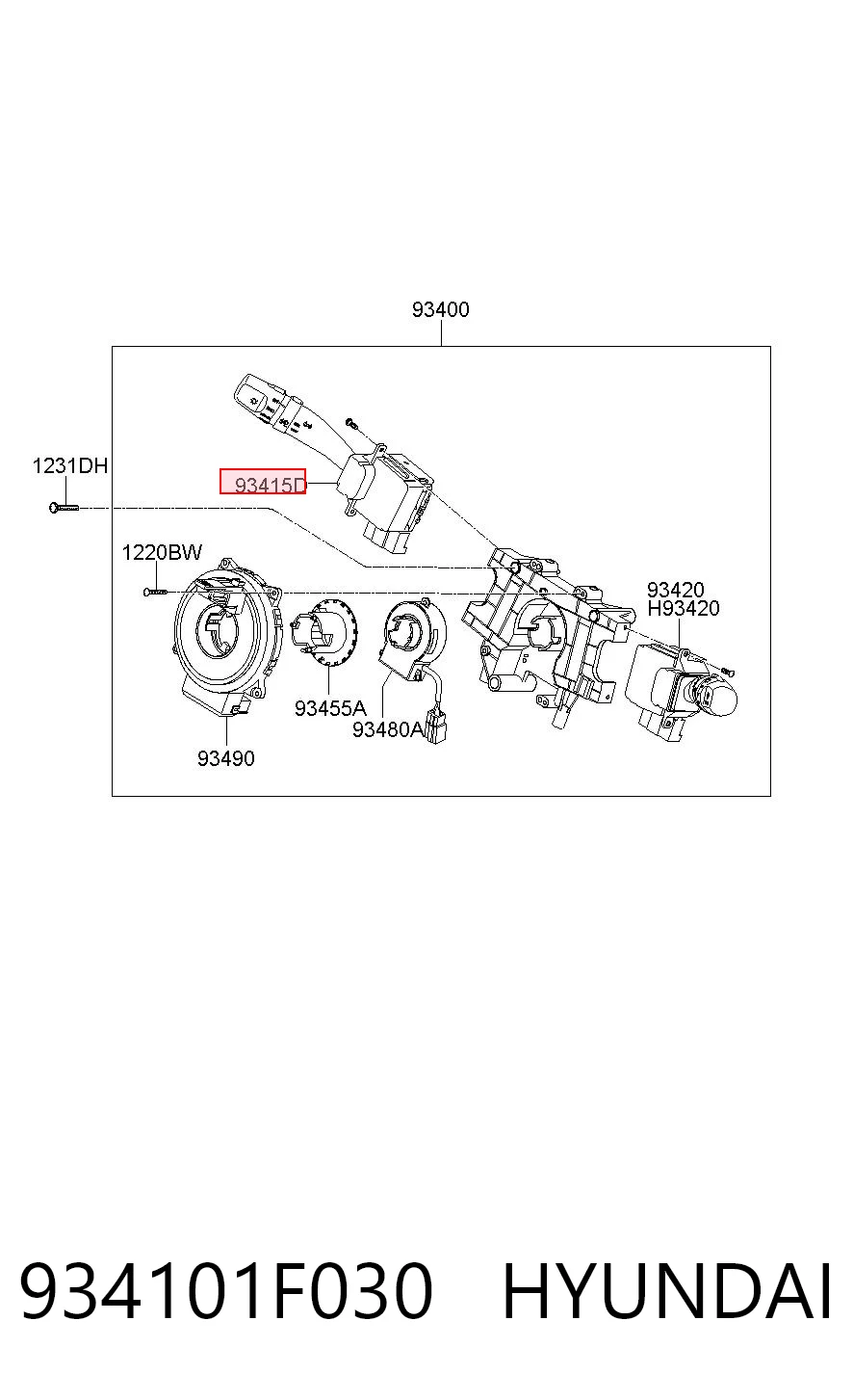 934101F030 Hyundai/Kia