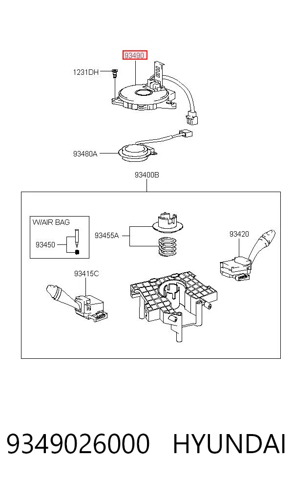 9349026000 Hyundai/Kia