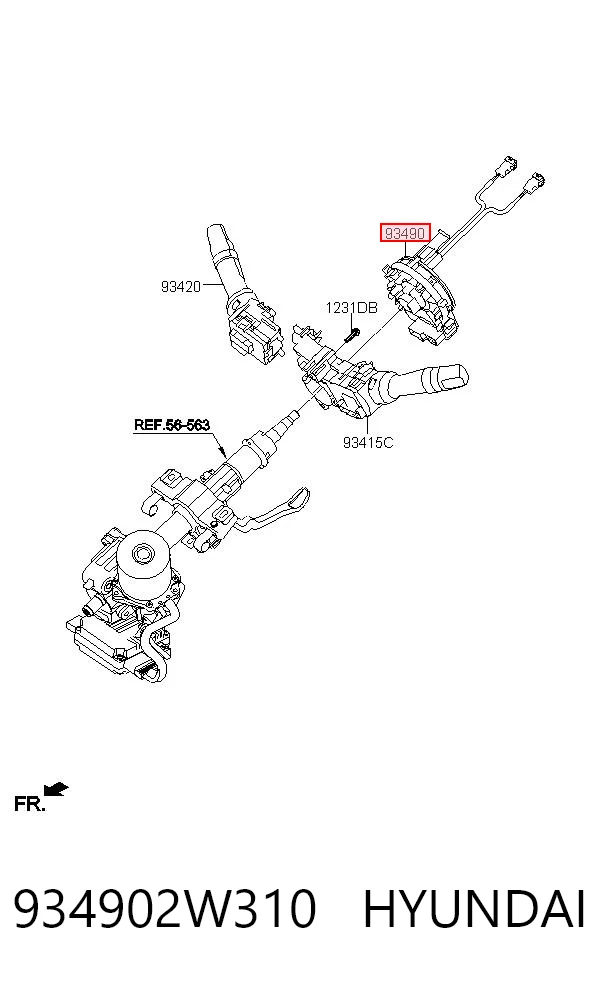 934902W310 Hyundai/Kia