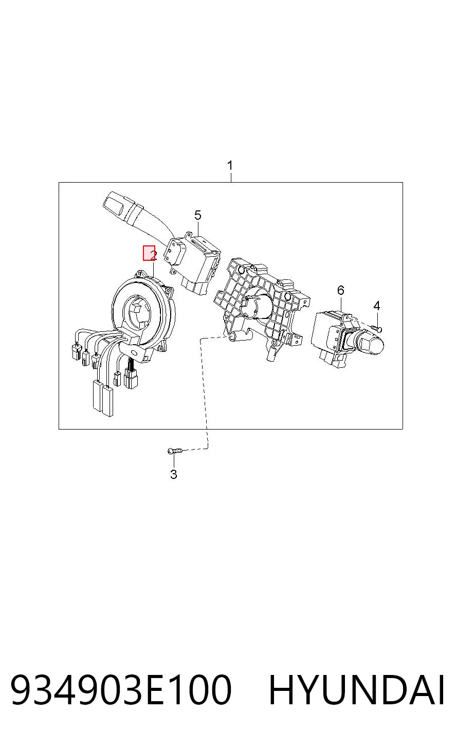 934903E100 Hyundai/Kia
