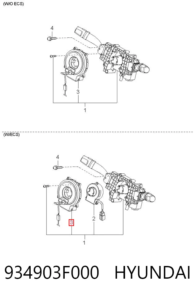 Anel AIRBAG de contato, cabo plano do volante para Hyundai Matrix  FC